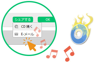 Spotify での音楽を気軽に CD に焼く