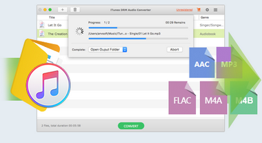 Apple Music、オーディオブックと M4P 音楽を MP3、AAC に変換