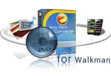 Any Video Converter GoldはDVDをWalkmanへ変換ソフト